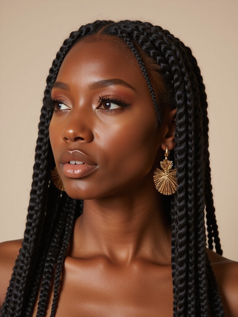 salon or home braiding