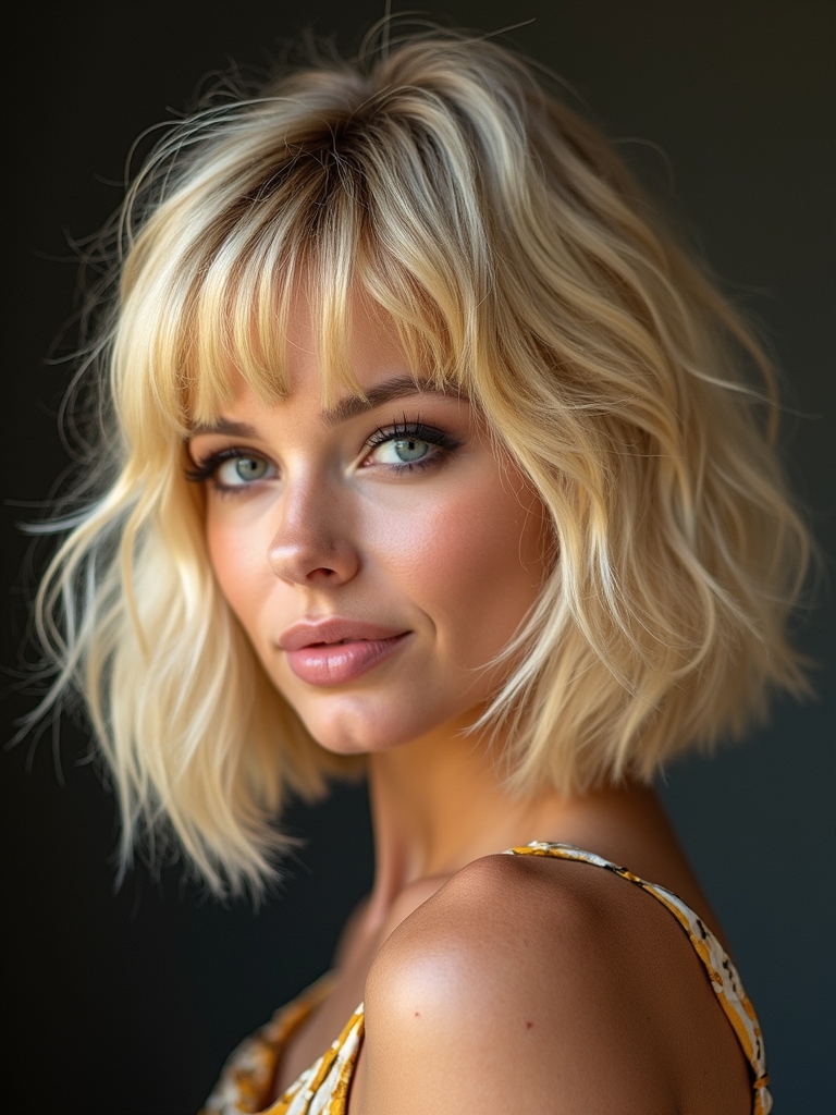 shaggy bob through decades