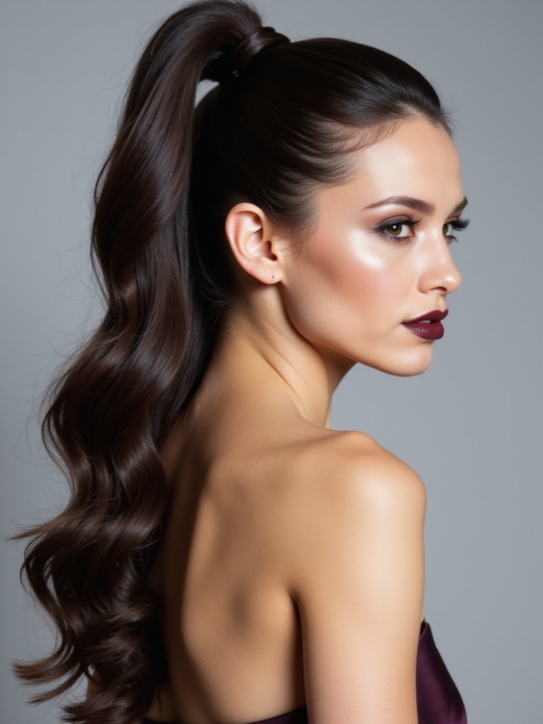 sleek elegance with volume