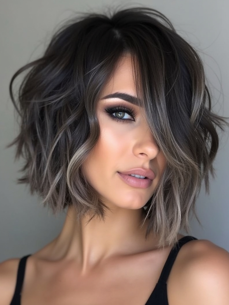 sleek shag smoky elegance
