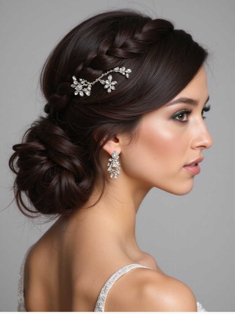 sophisticated hairstyle for occasions