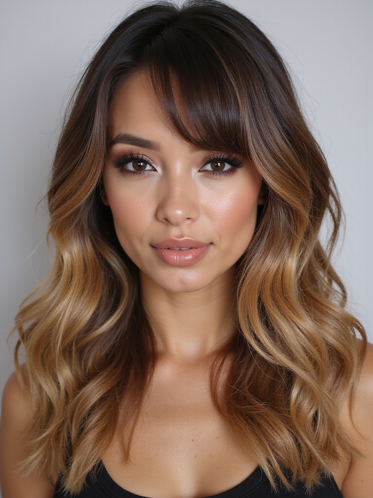 stunning balayage layer transformation