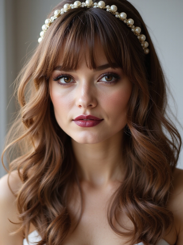 stylish accessories for bangs