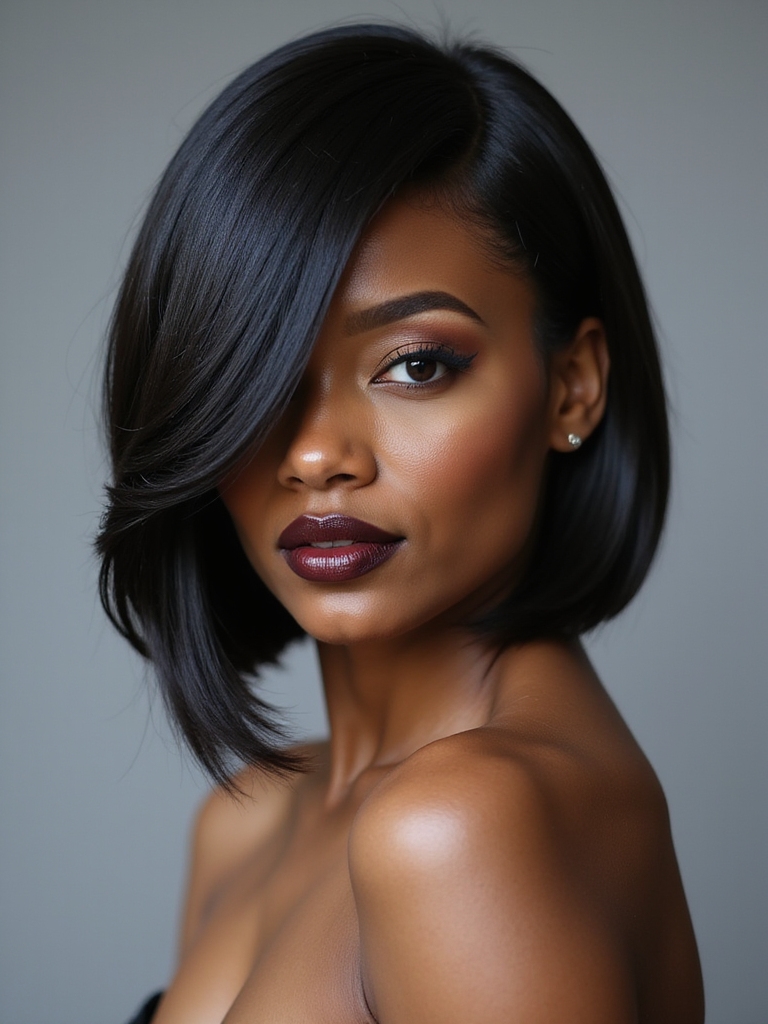 stylish volume and highlights