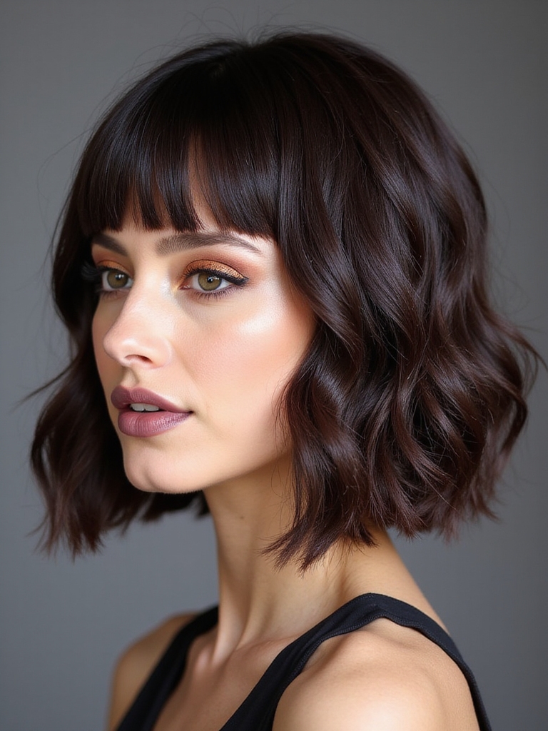 tailored bangs for hair
