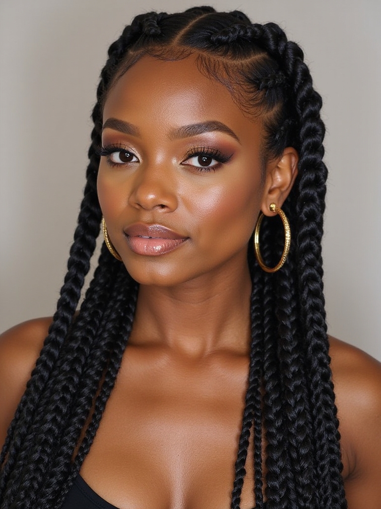 texture shine braids accessories