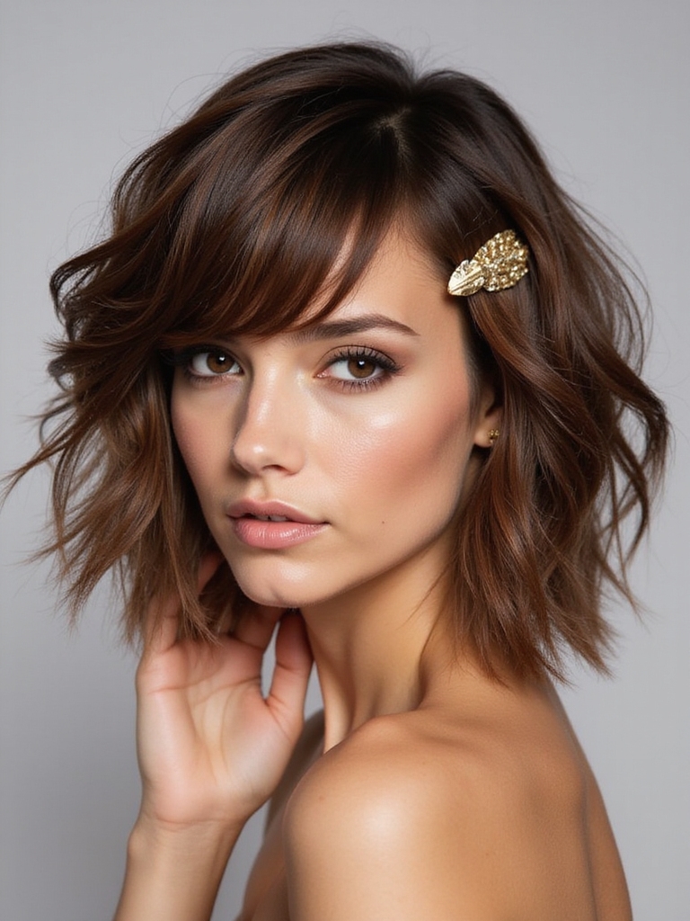 textured headbands and clips