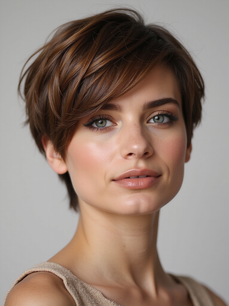 textured layering for pixie