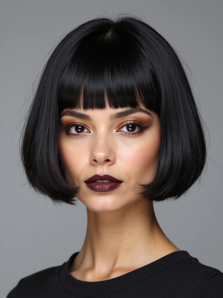 textured short straight hairstyles
