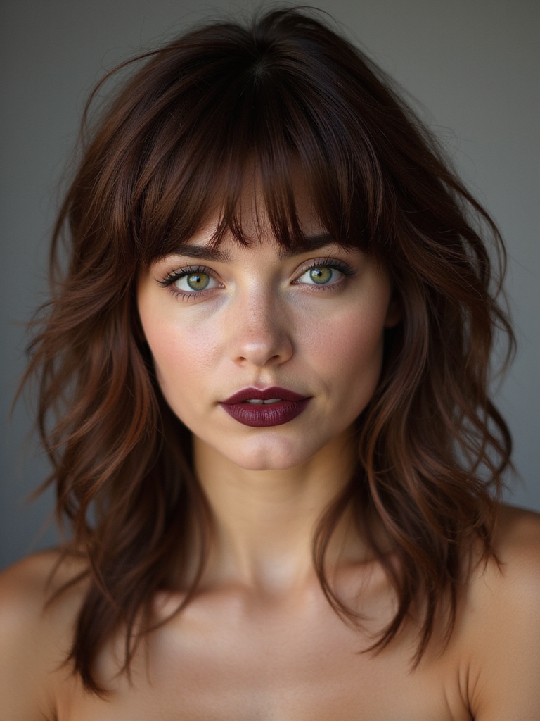 timeless bangs symbolize reinvention