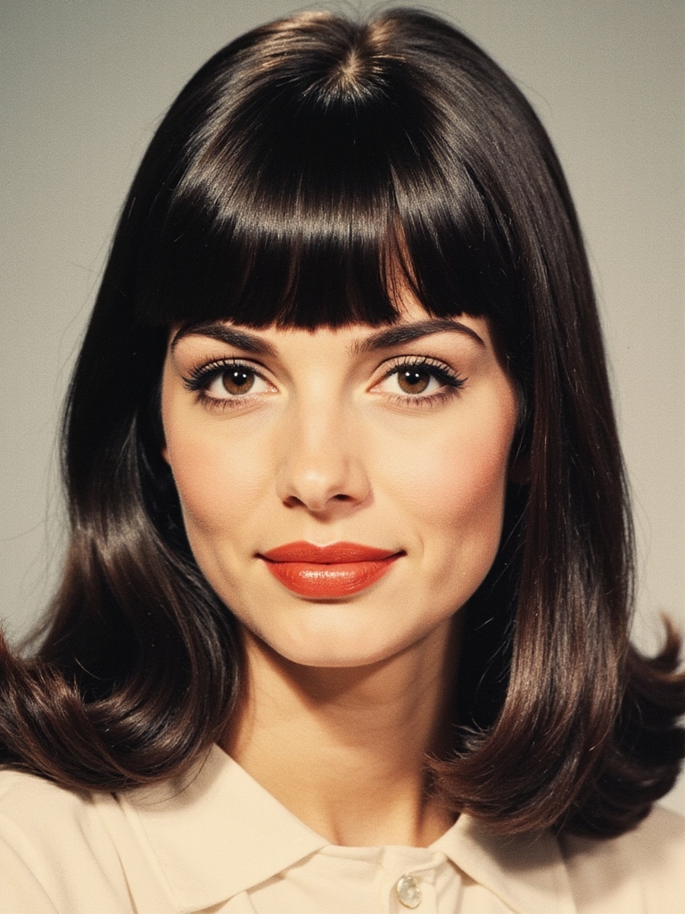 timeless bangs trend revival