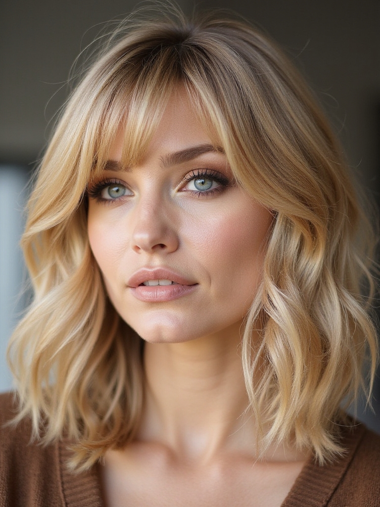 timeless charm of curtain bangs