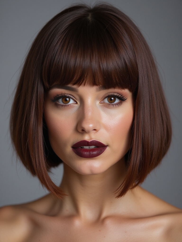timeless elegant bob cut