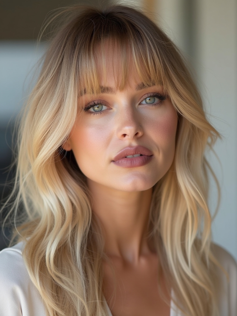 timeless versatility of bangs