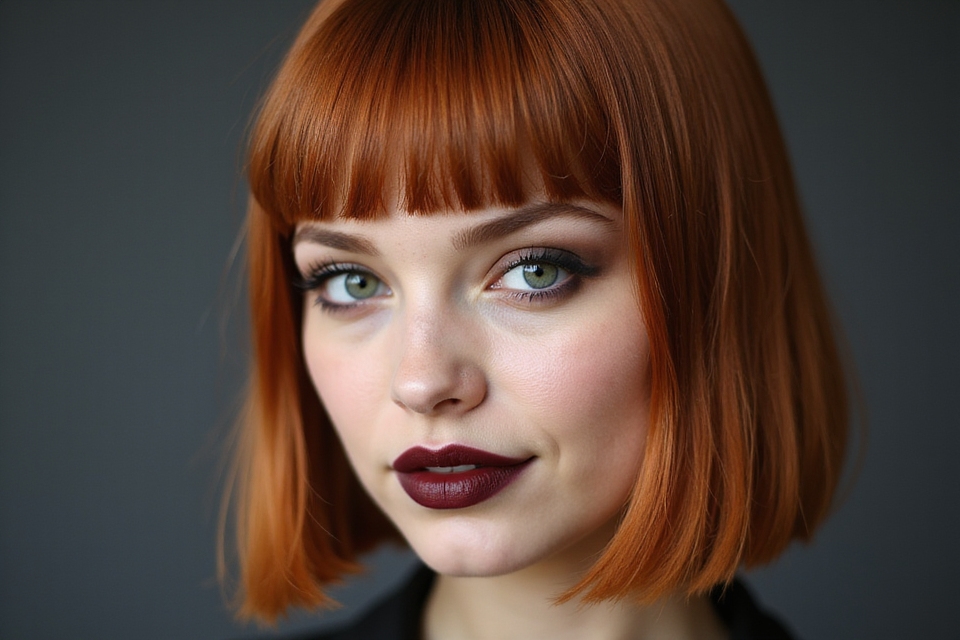 too short micro bangs