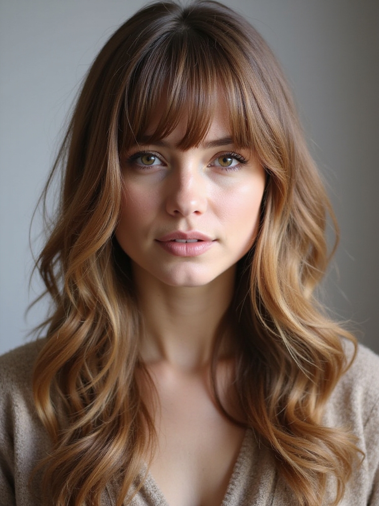 transitioning from curtain bangs