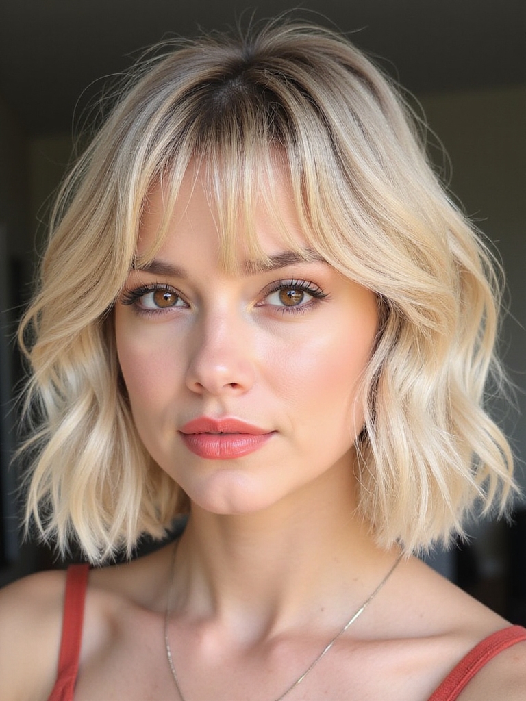 trimming styling texturizing bangs