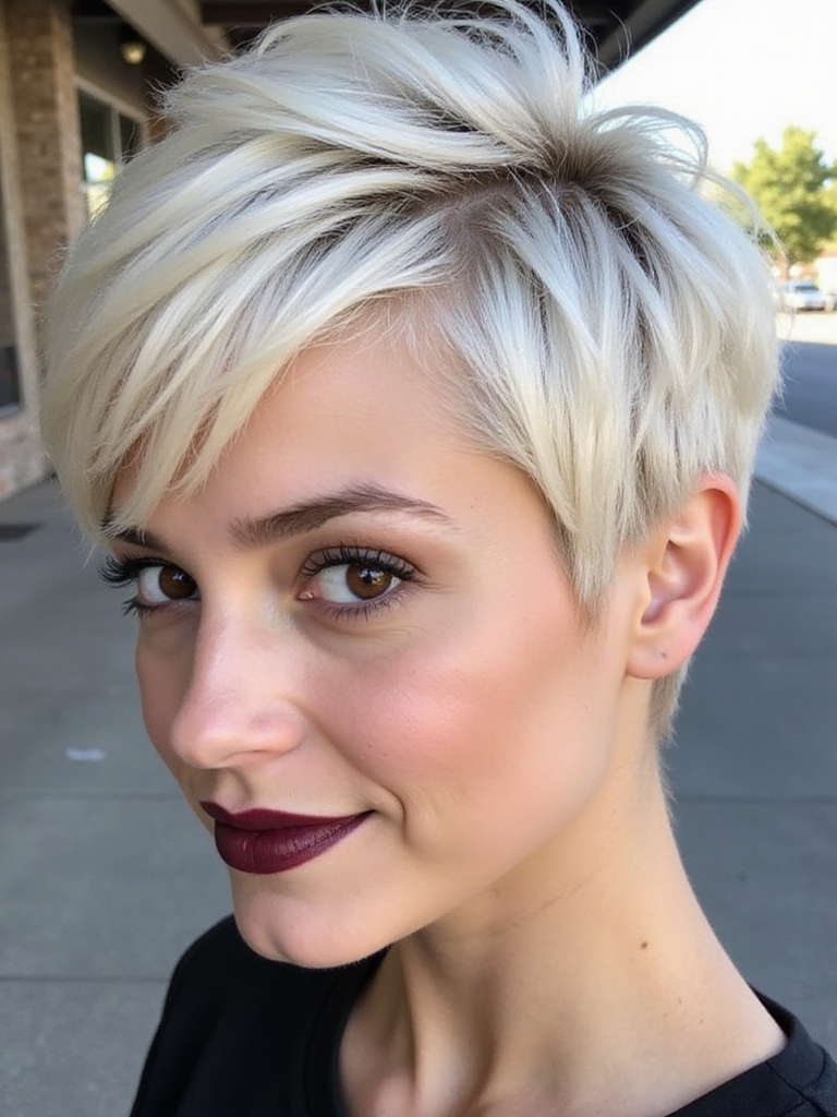 versatile playful layered pixie