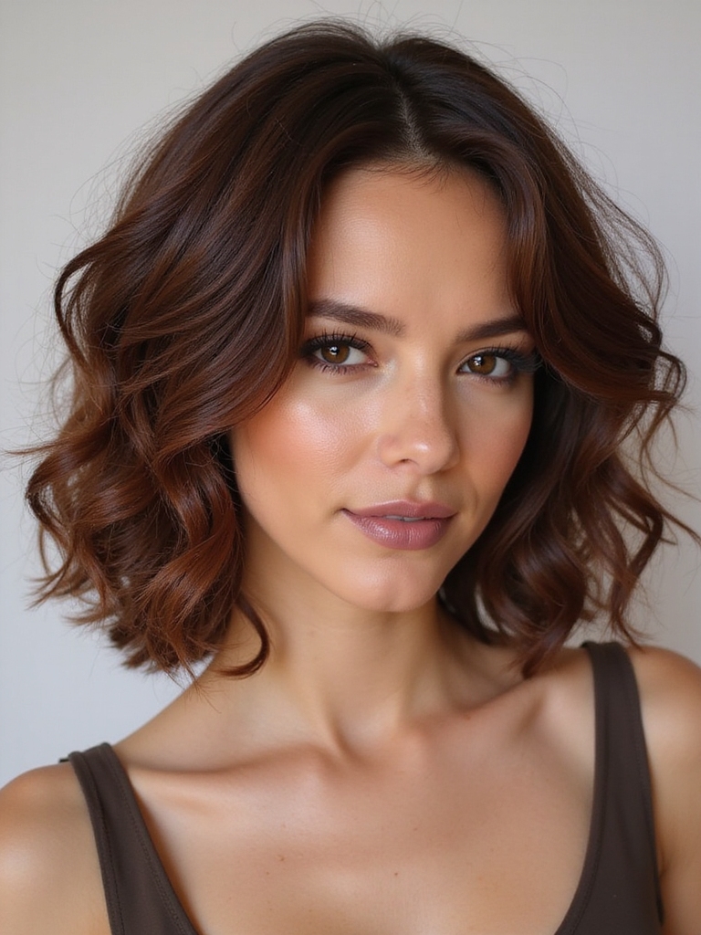 vibrant and playful curls