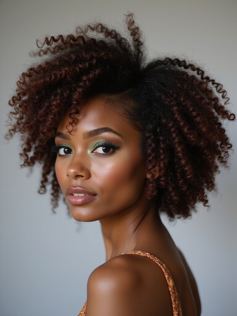 vibrant natural curls enhanced