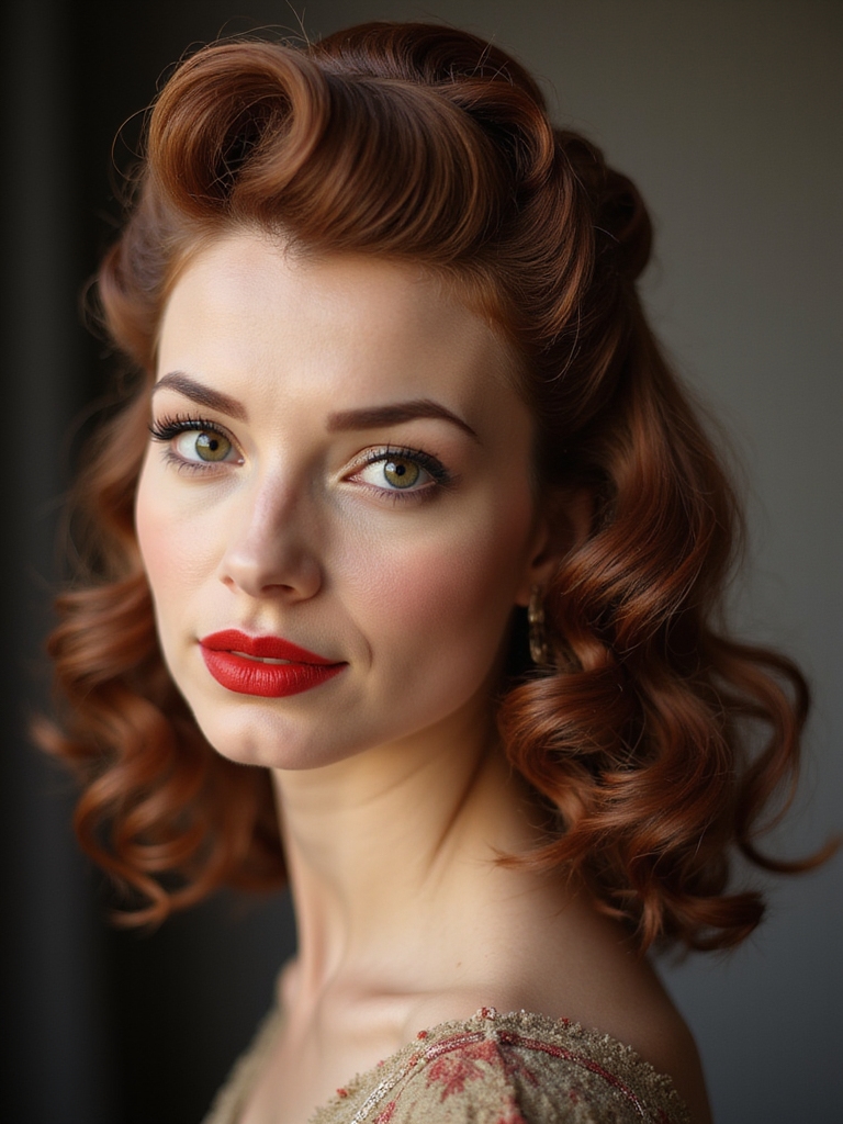 vintage elegance in hairstyling
