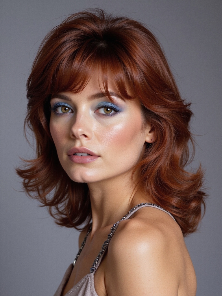 voluminous textured bangs explosion