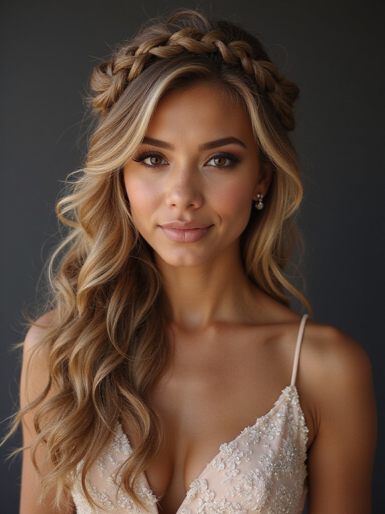 whimsical textured side braid