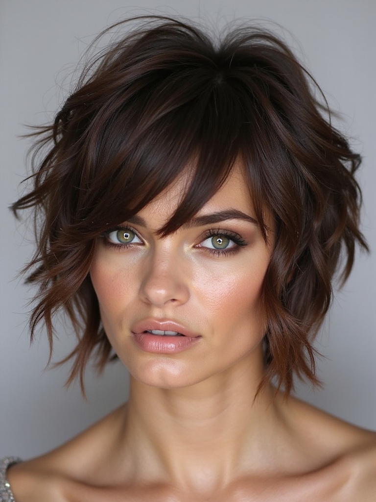 wolf cut styling tips