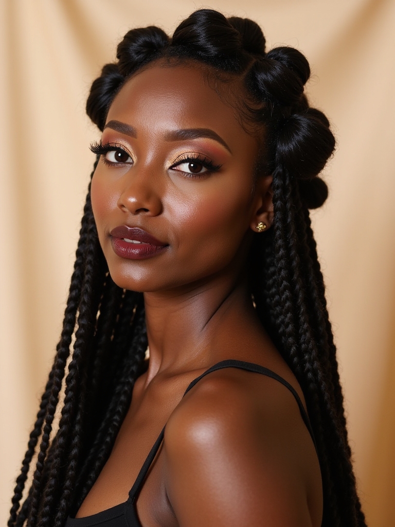 artistic elegance in braids