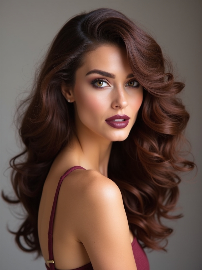 barrel curls for volume