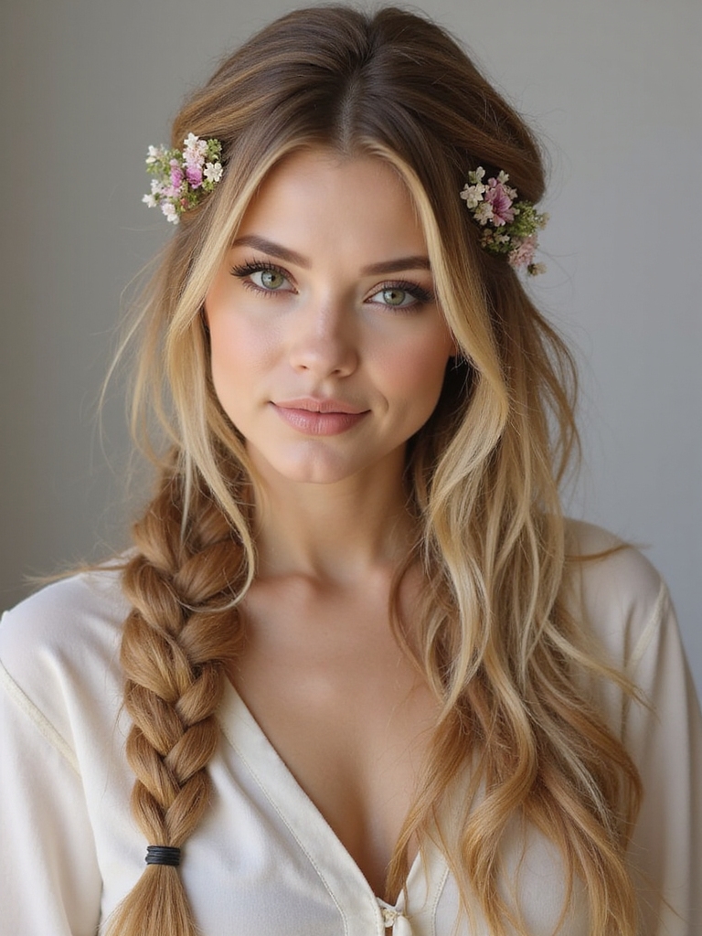 bohemian fishtail braid tutorial