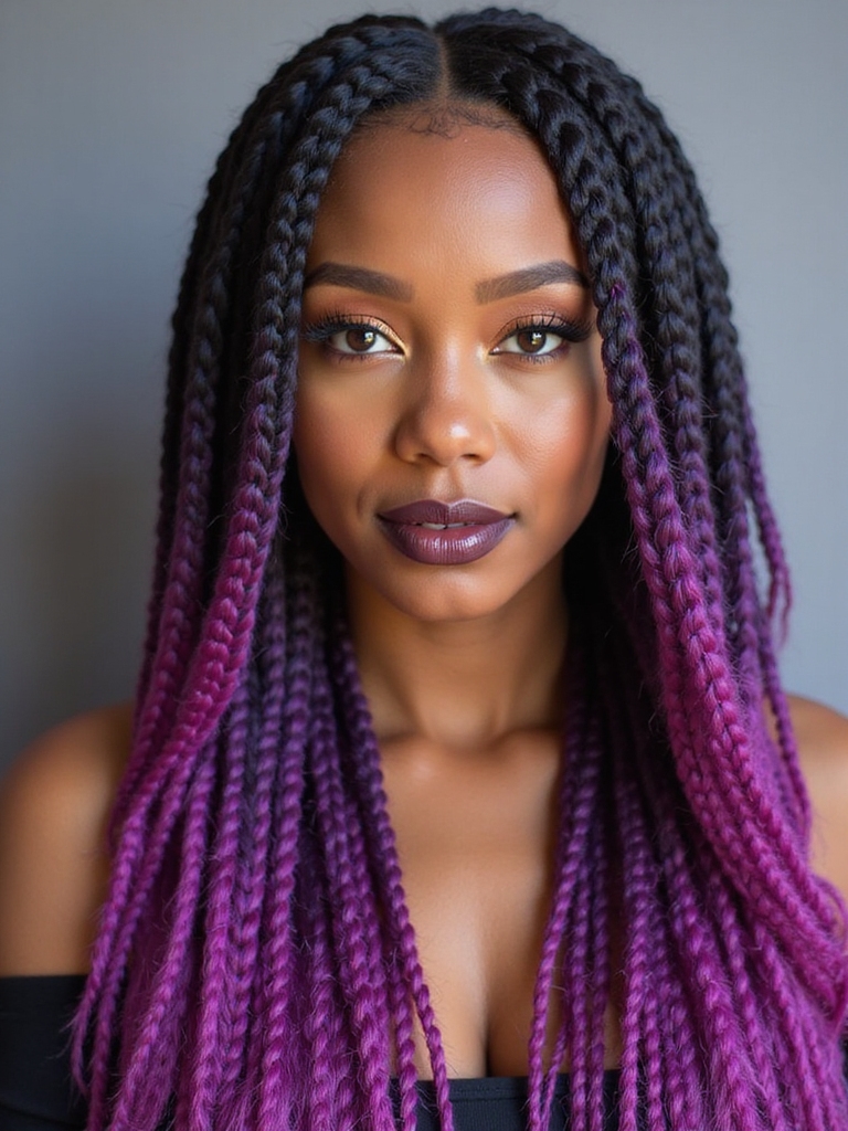 bold and vibrant hair