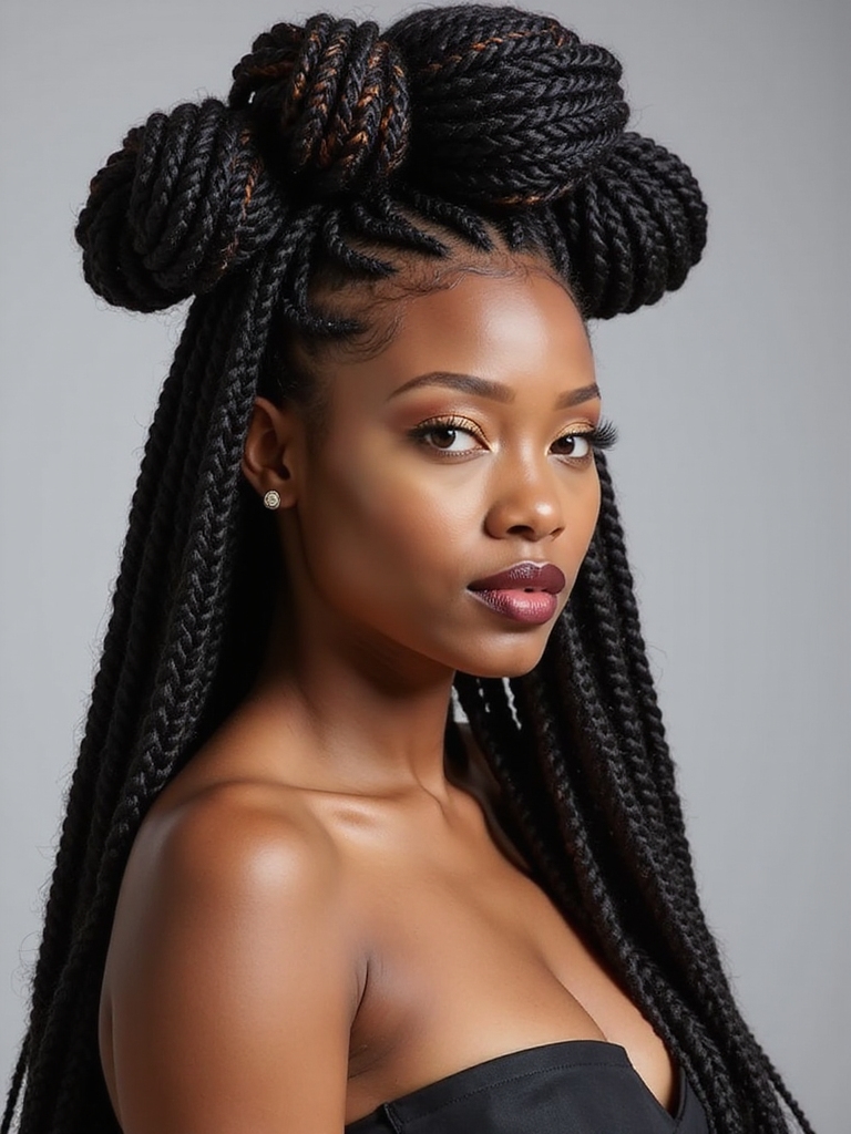 bold protective hairstyle option
