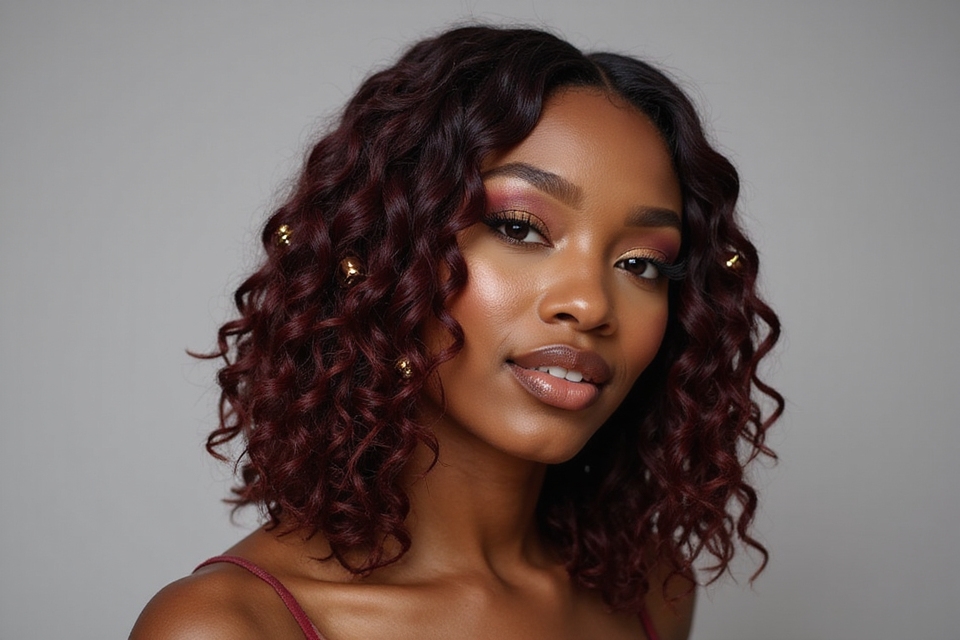 bold short locs styles