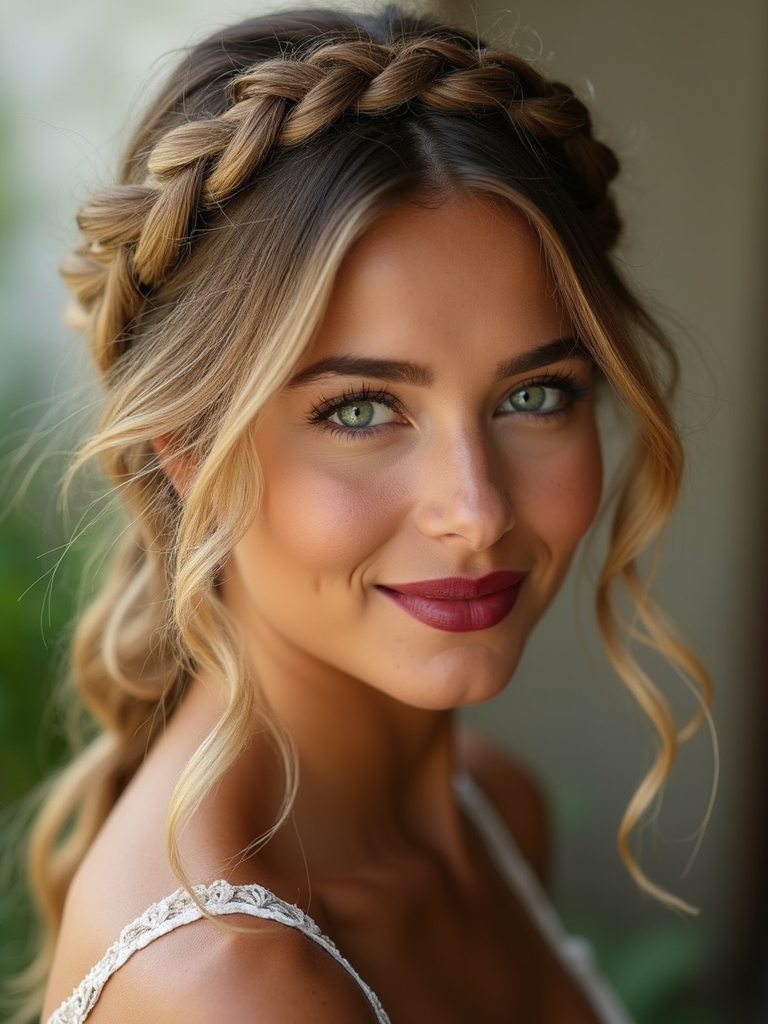 braided crown hairstyle magic