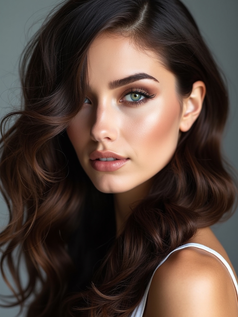 classy effortless side swept