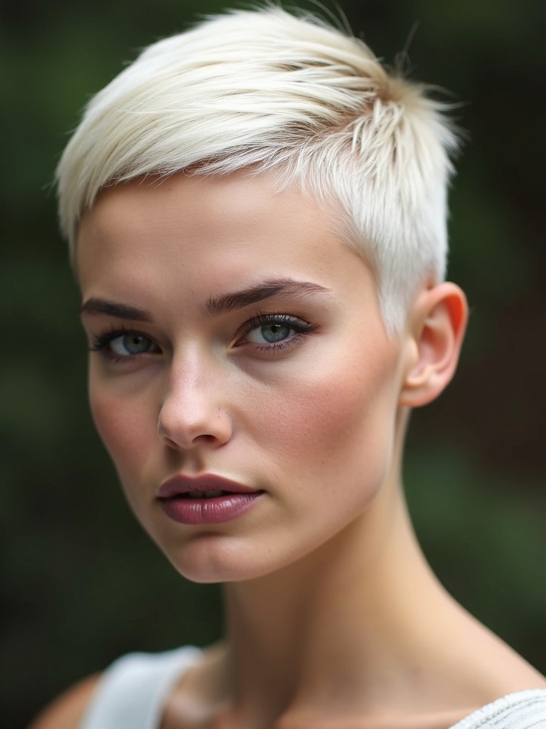 confident low maintenance hairstyle choice