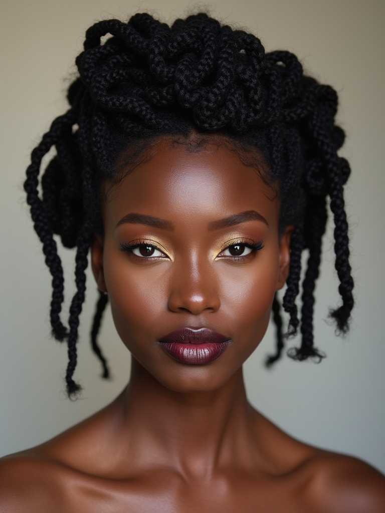 confidently styled bantu knots