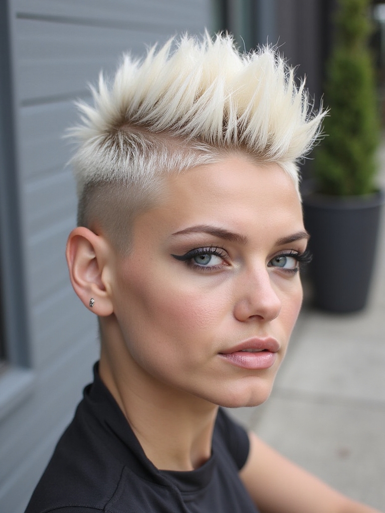 edgy faux hawk hairstyle benefits