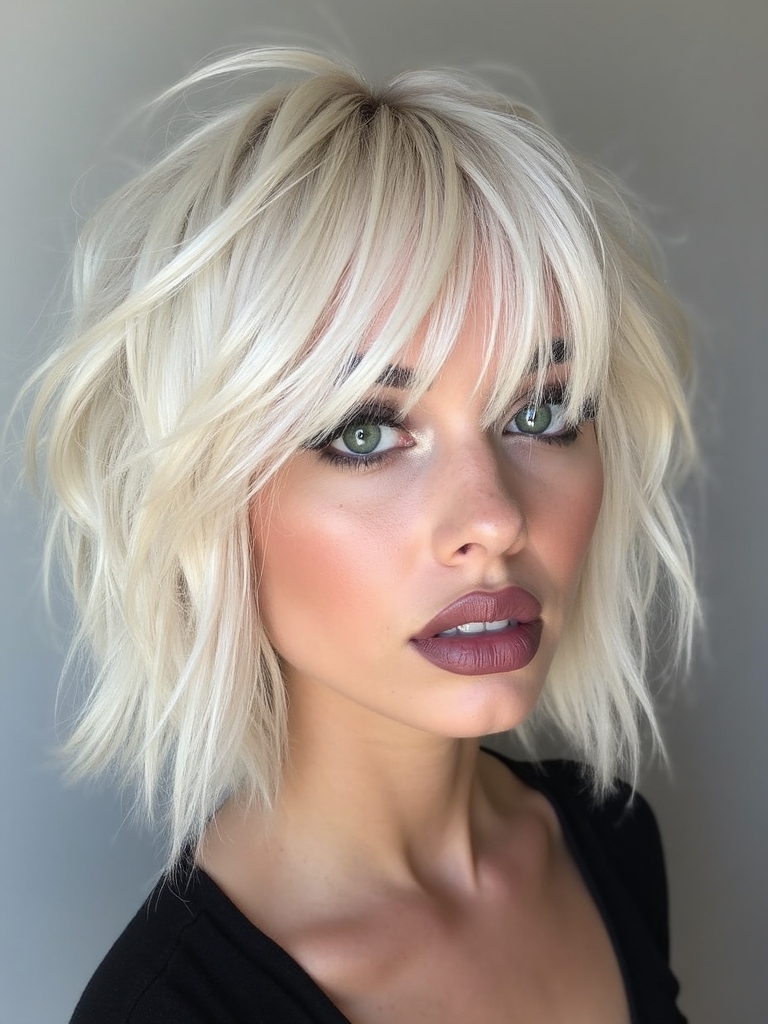edgy low maintenance texture cut