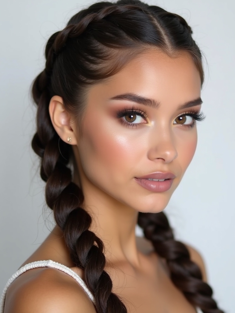 edgy quick under braid style