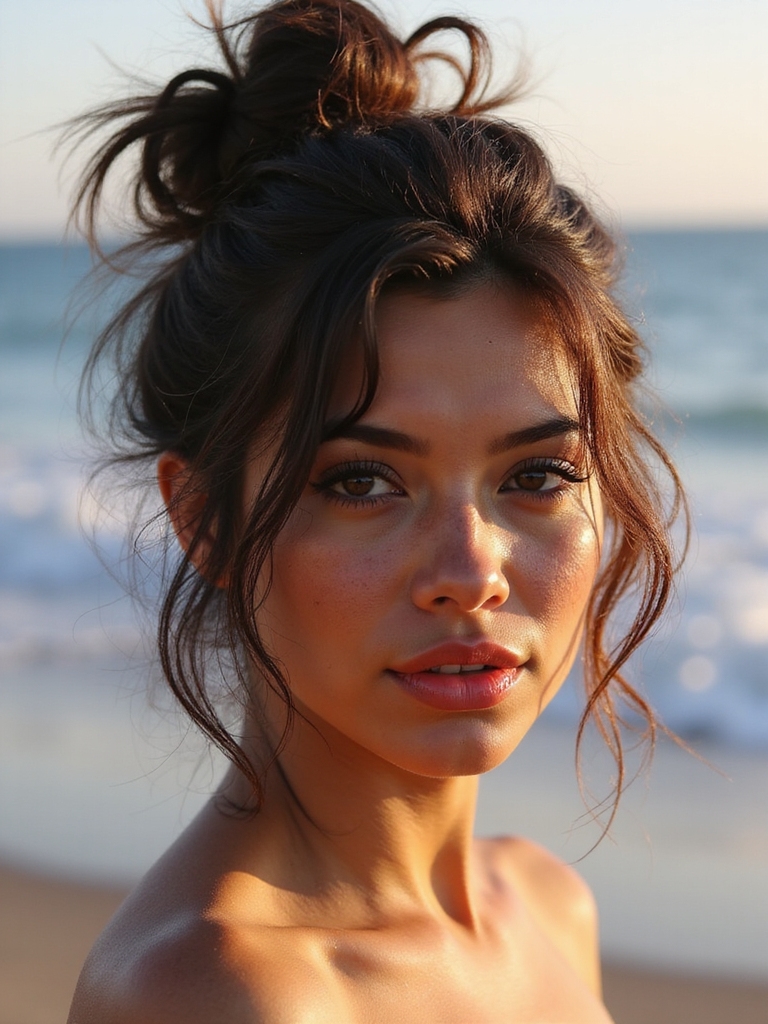 effortless chic messy bun