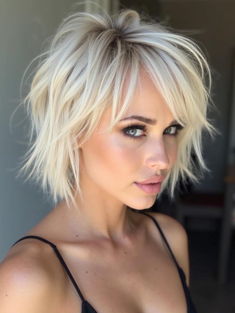 effortless chic messy crop