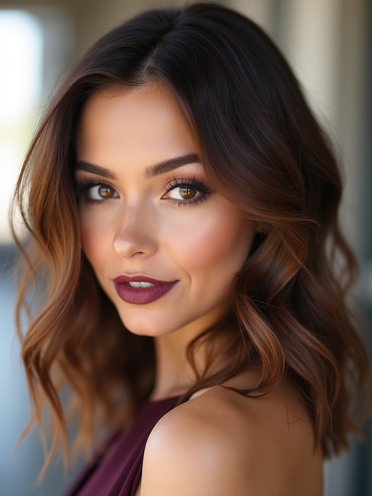 effortless chic side part