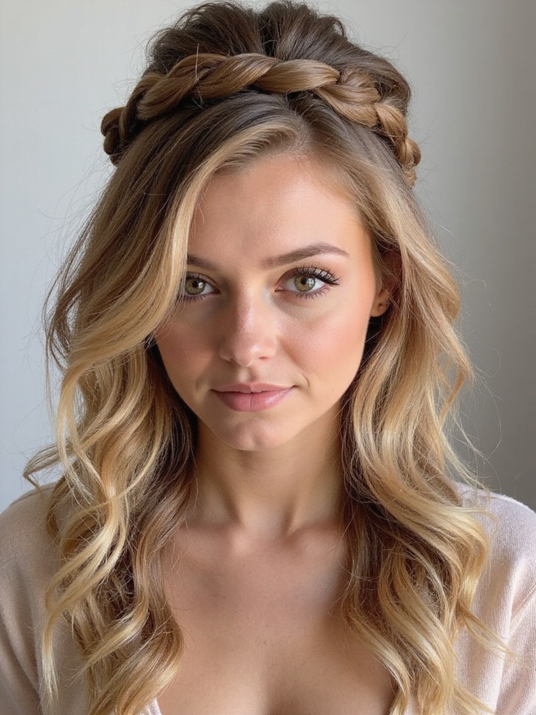effortless twisted boho waves