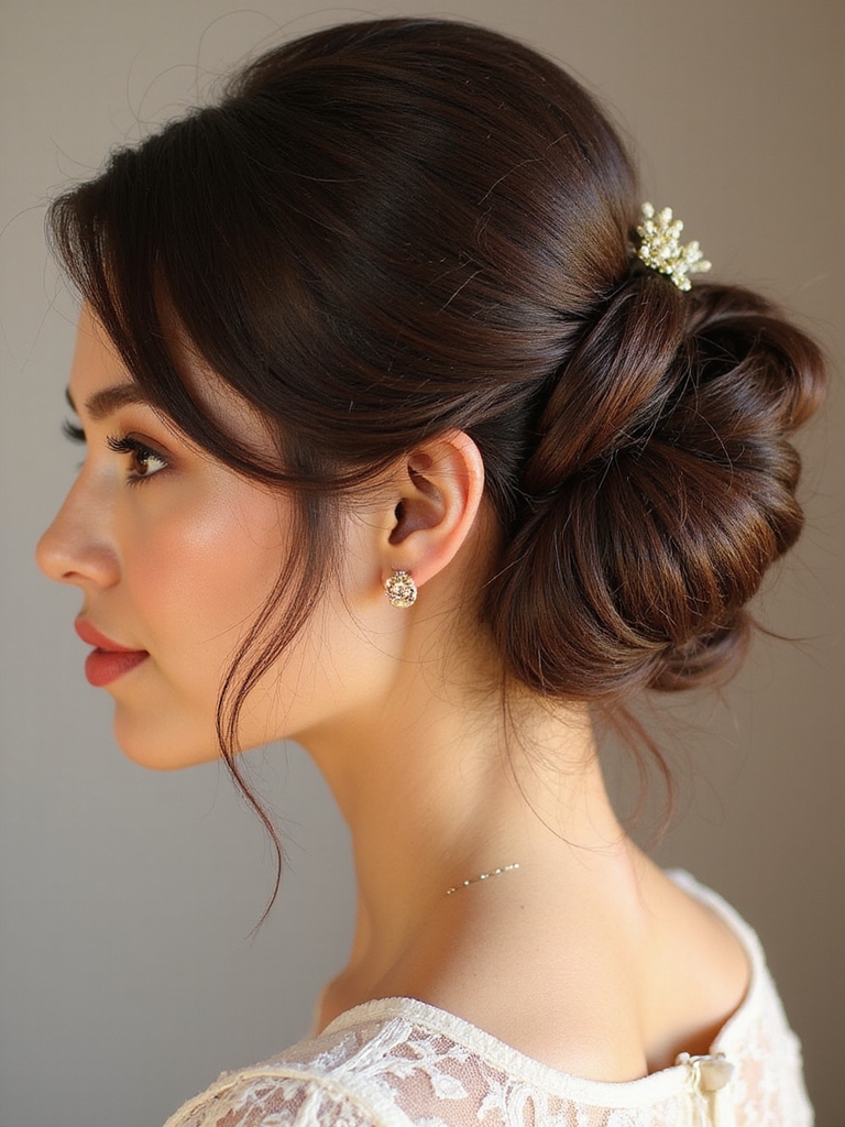 effortless vintage charm hairstyle