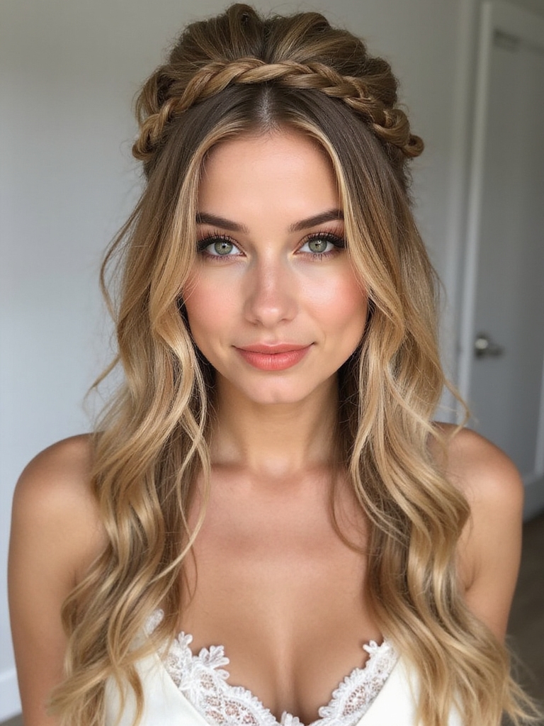 effortlessly chic bohemian hairstyle