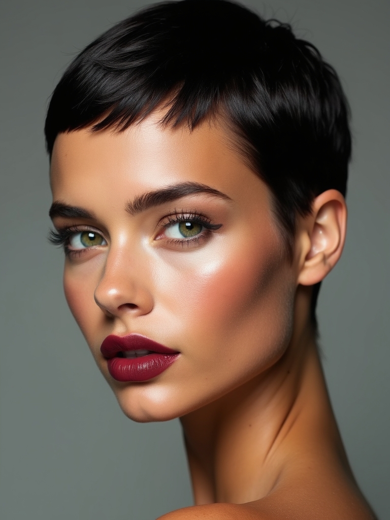 effortlessly polished slicked back