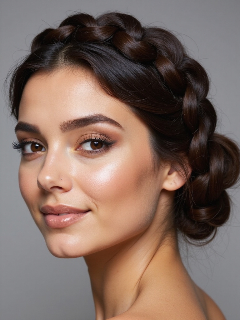 elegant braided crown tutorial