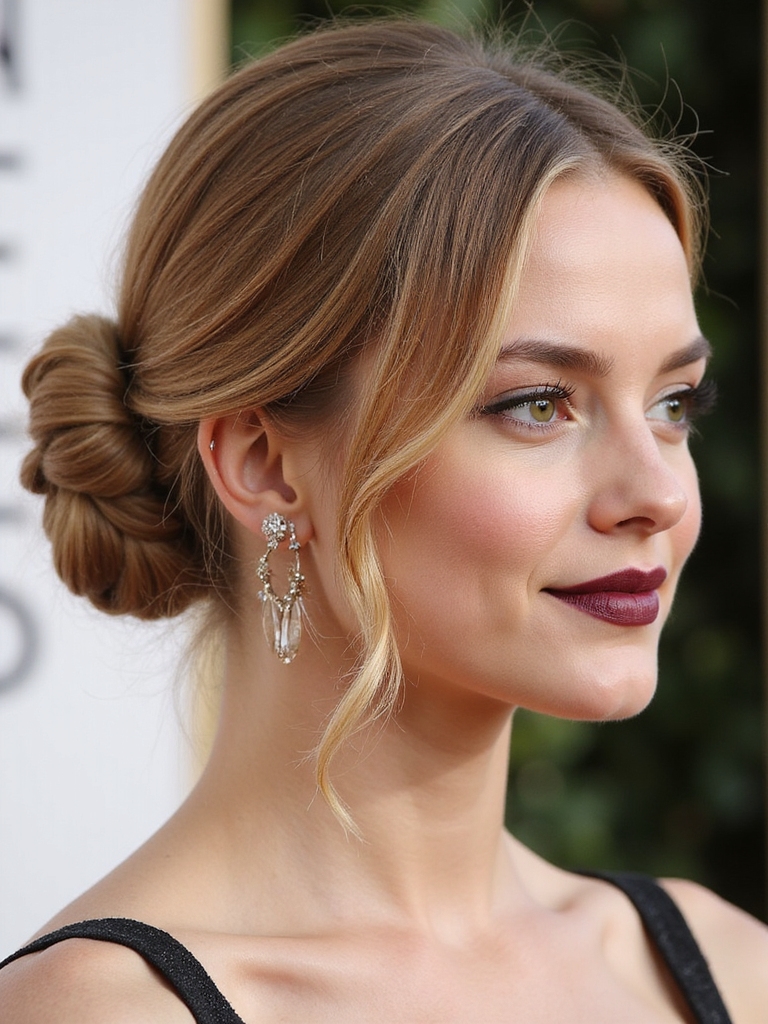 elegant chignon for sophistication